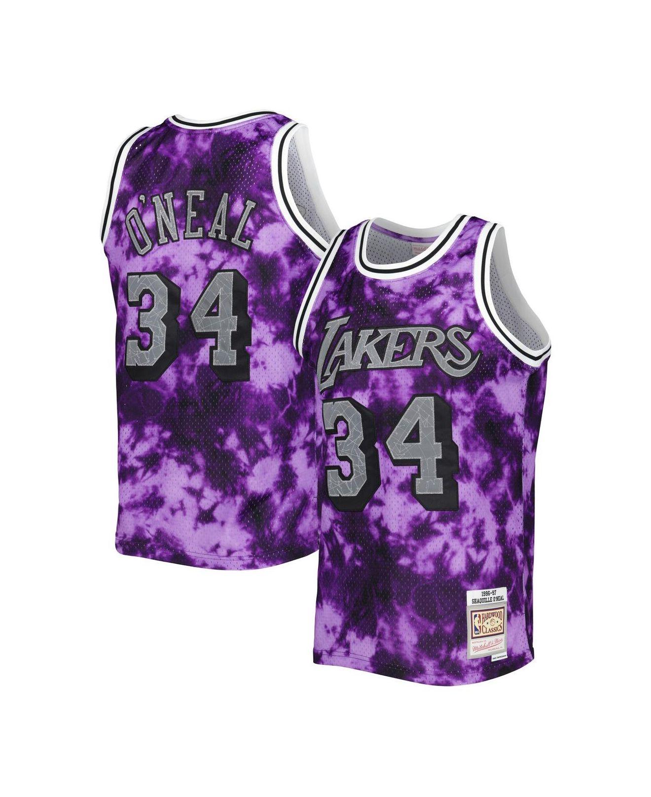 Mitchell And Ness Synthetic Shaquille Oneal Purple Los Angeles Lakers