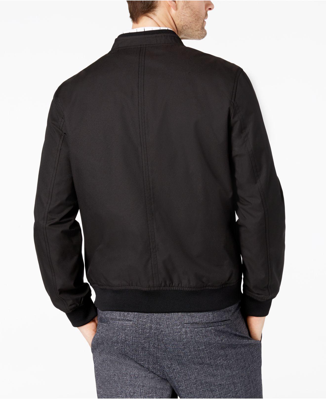 alfani ribbed bomber jacket