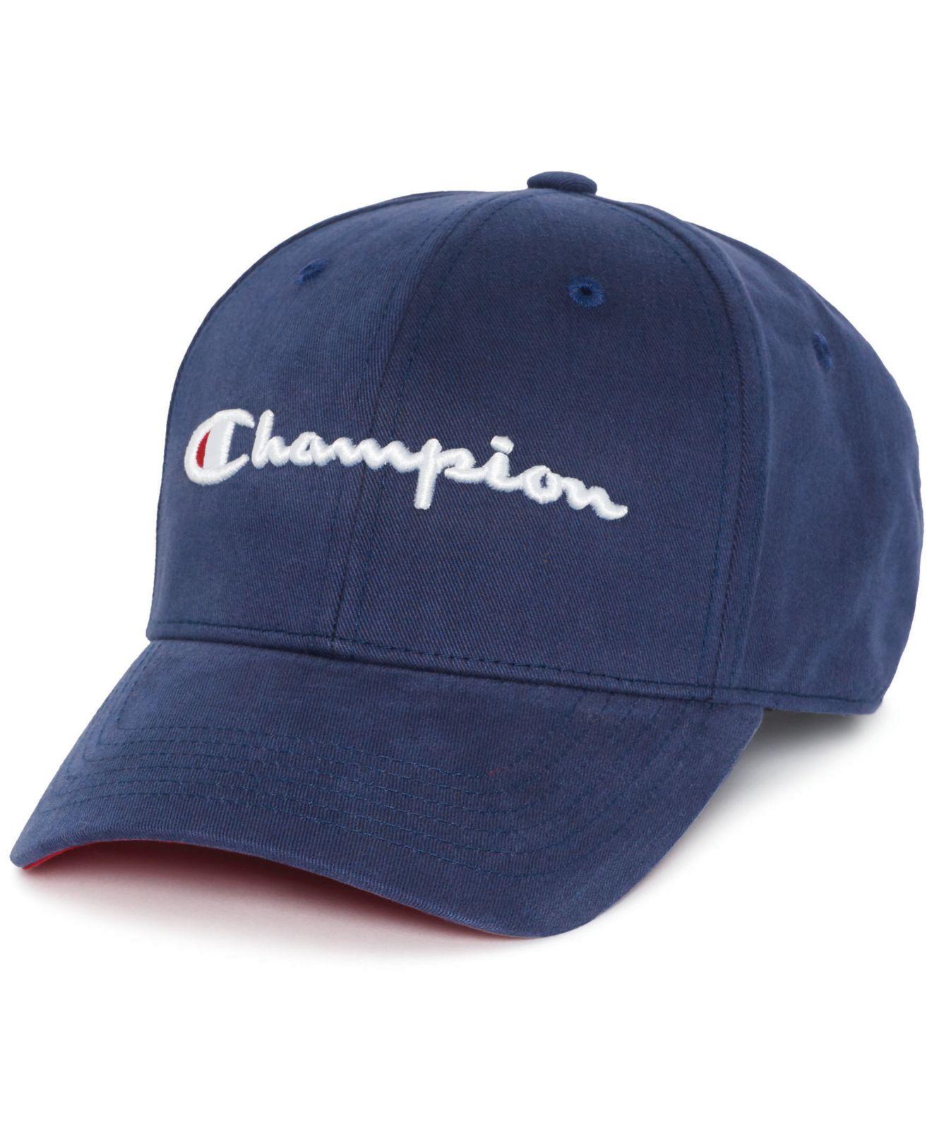 blue champion cap