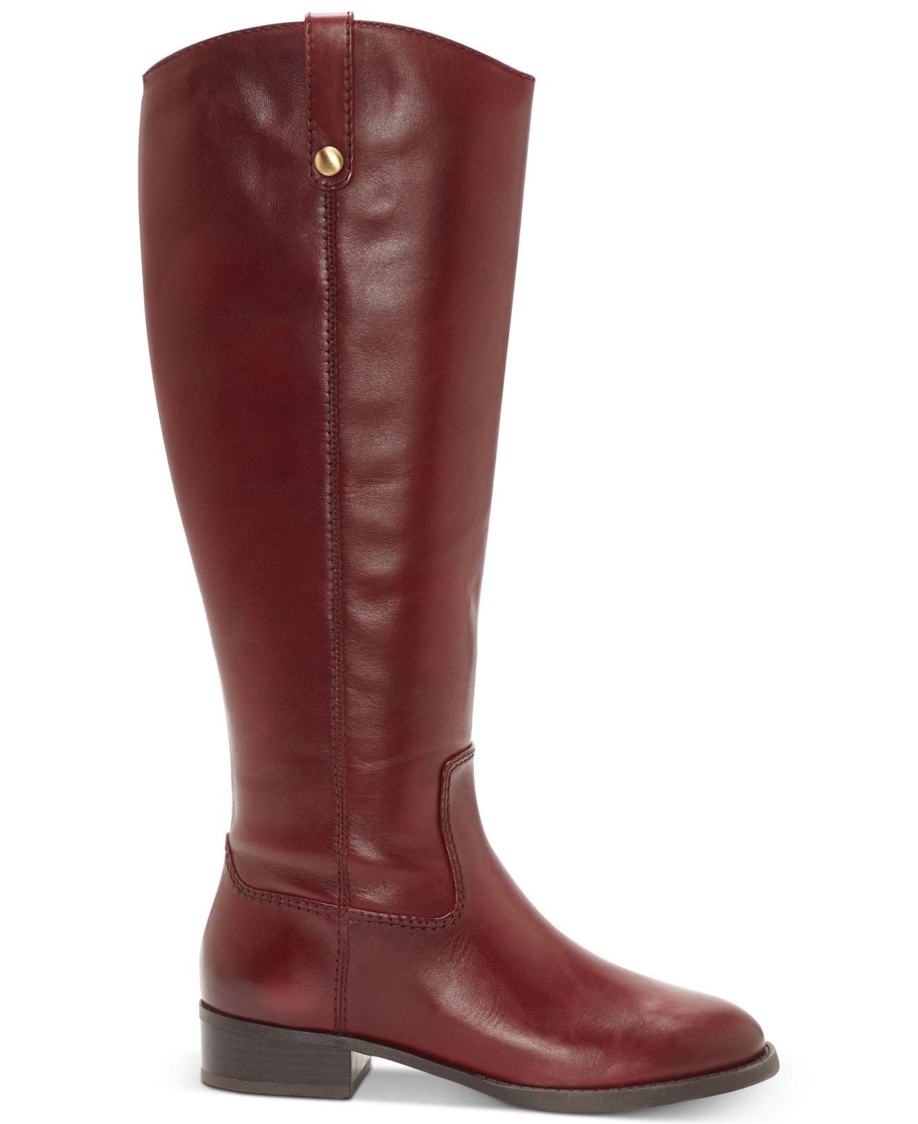 inc fawne wide calf riding boots