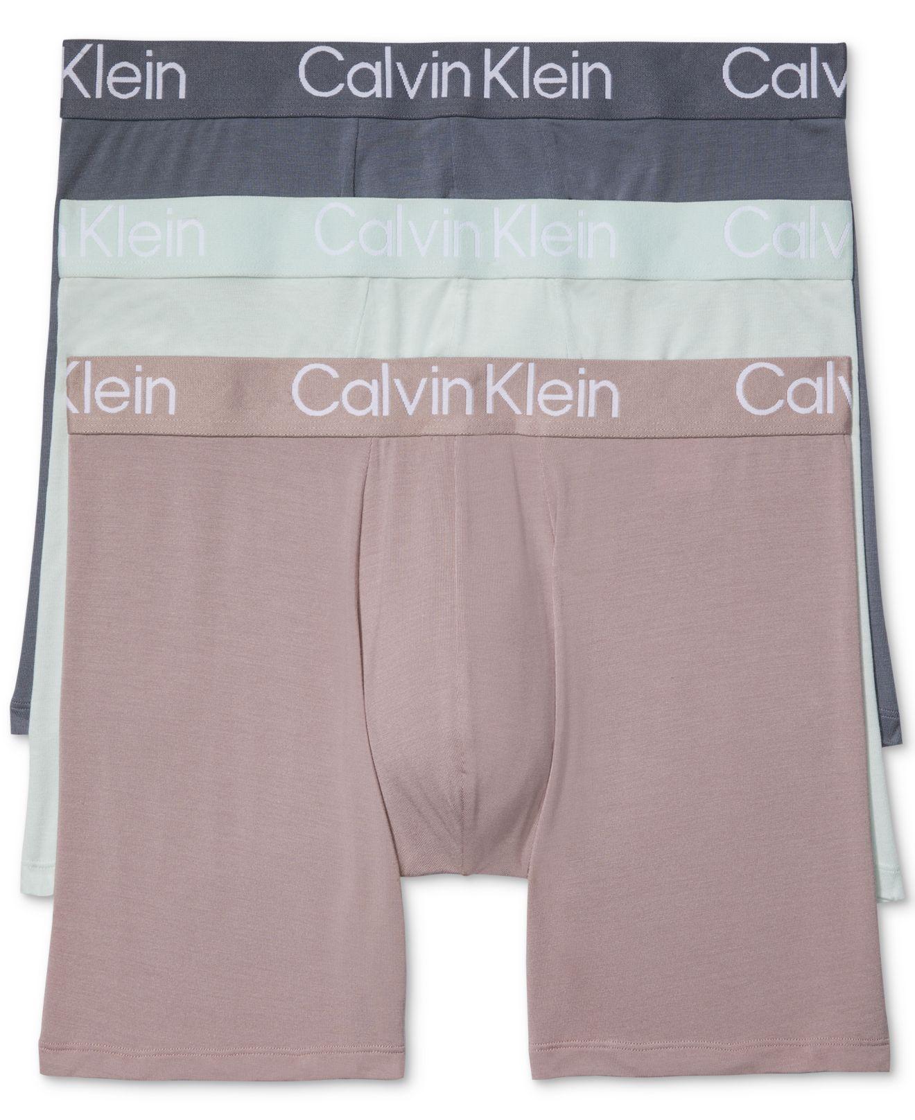 Calvin Klein Ultra Soft Modern Modal Boxer Briefs - 3-pk. in Purple for Men  | Lyst