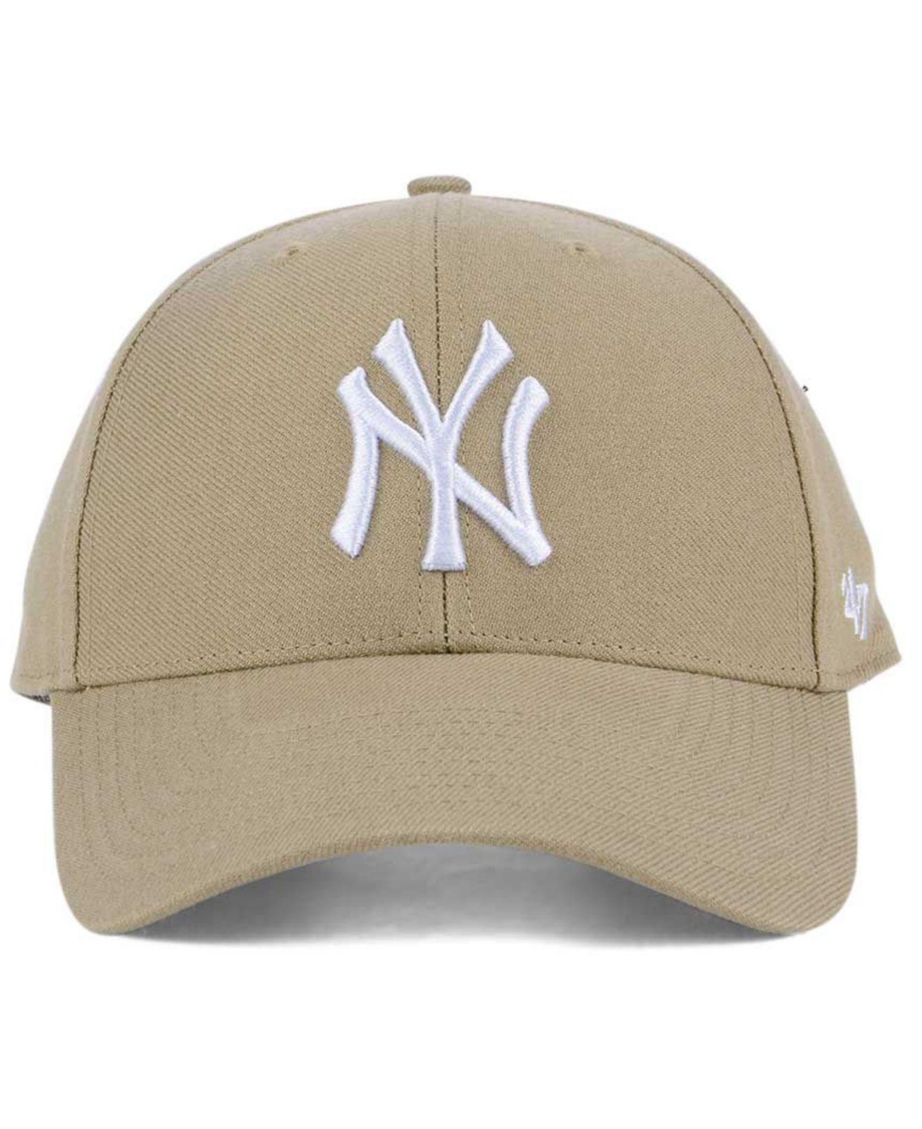 47 Brand Cotton Mvp Cap in Khaki 