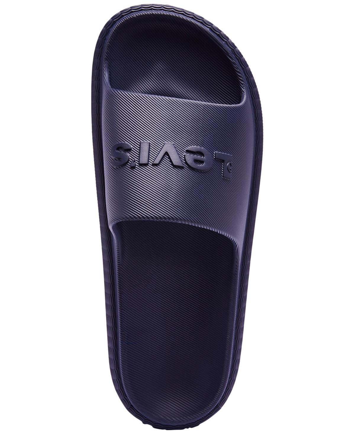 Levi's Embossed June Next Slide Sandals in Blue for Men Lyst
