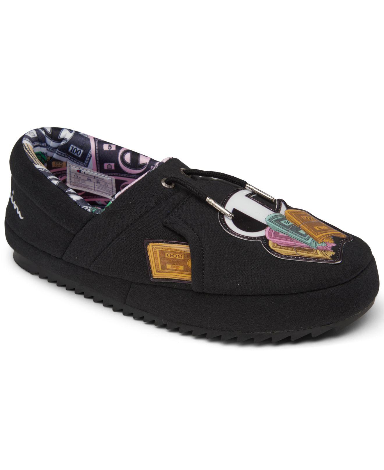 ejer århundrede Defekt Champion Hasbro Monopoly Stacks University Slippers From Finish Line in  Black for Men | Lyst