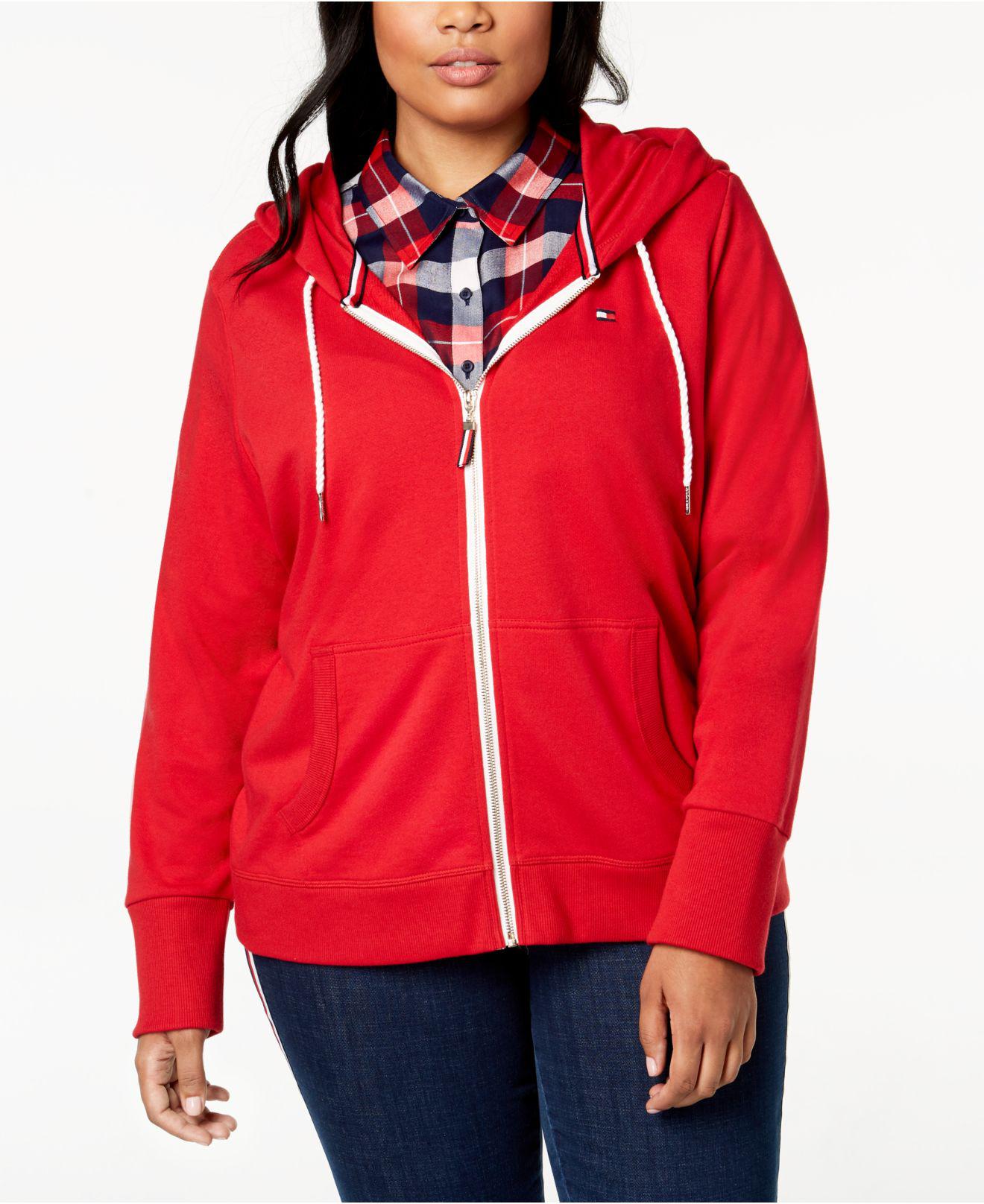 tommy hilfiger plus size hoodie