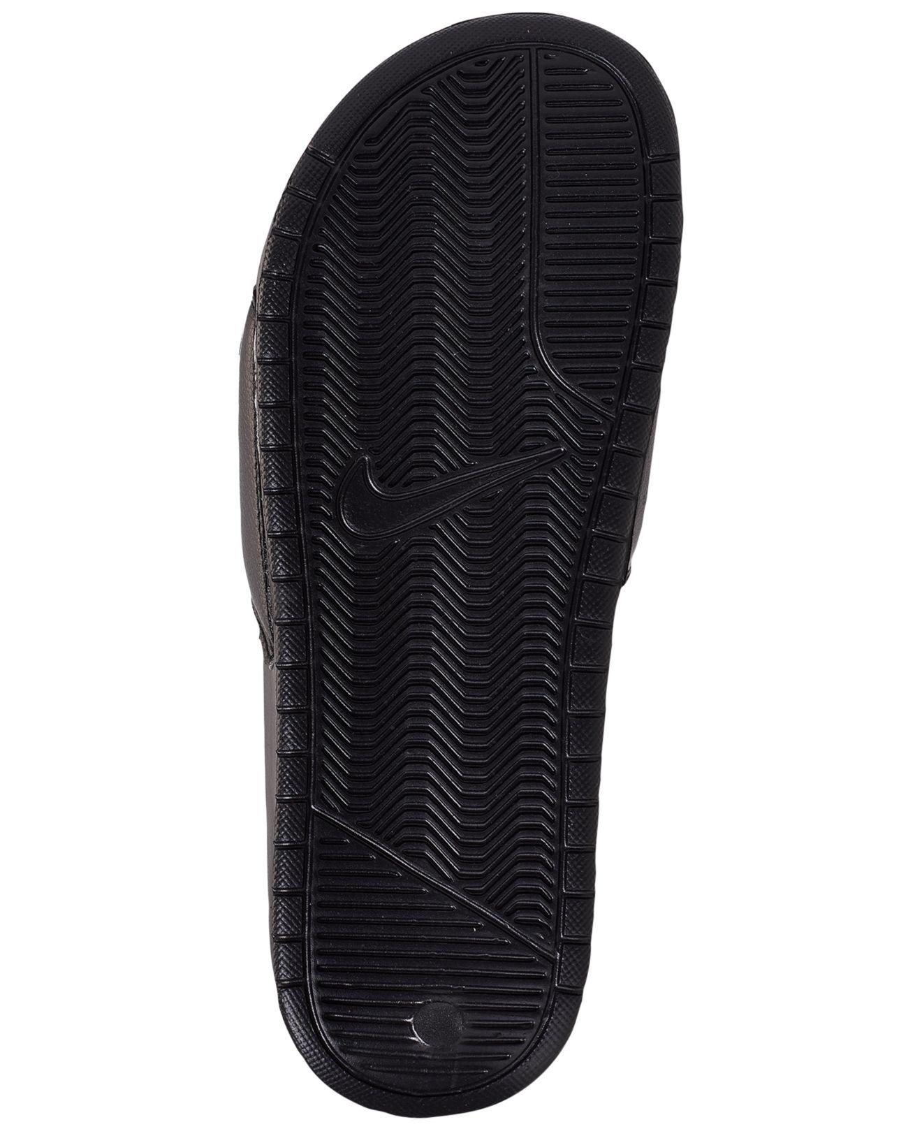 Nike Benassi Jdi Beach & Pool Slides in Black/White (Black) for Men - Lyst
