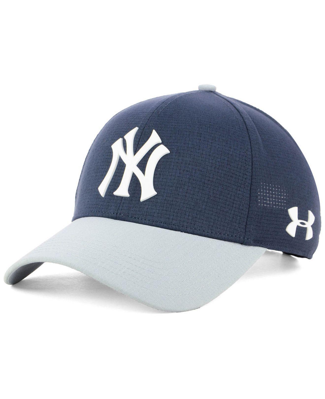 Under Armour Rubber New York Yankees Driver Cap in Navy/Gray (Blue) for Men  | Lyst