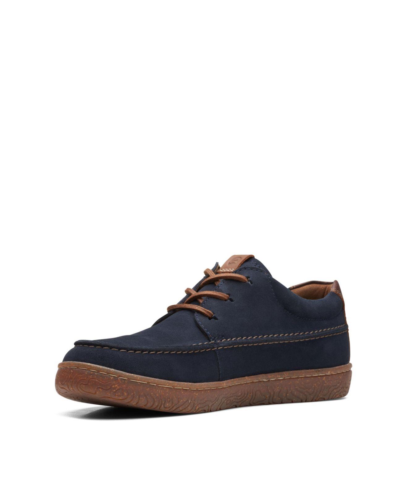 Clarks Collection Hodson Moc Comfort Shoes in Blue for Men | Lyst