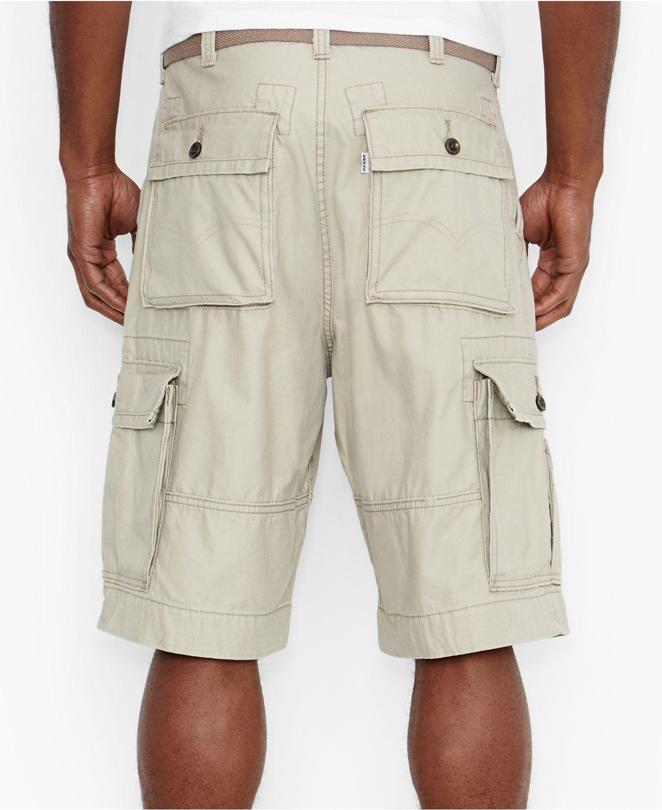 Lyst - Levi's Squad Cargo Shorts in Natural for Men