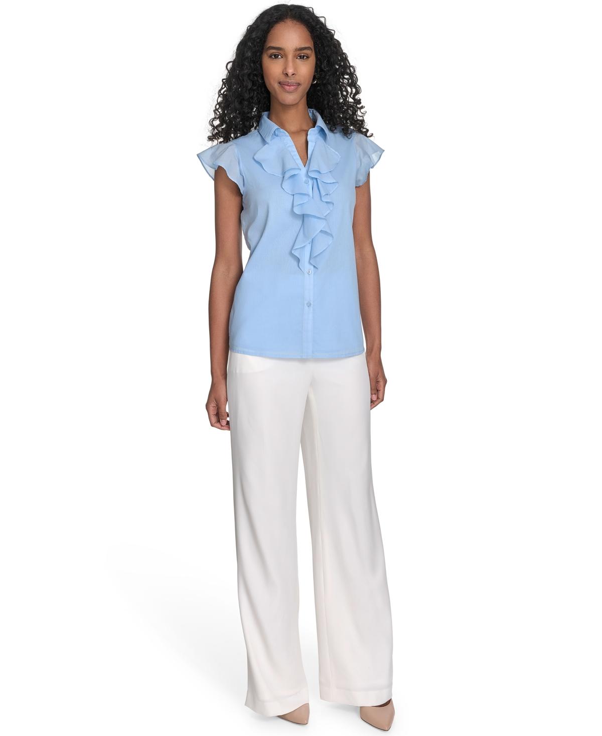 macy's calvin klein womens blouses