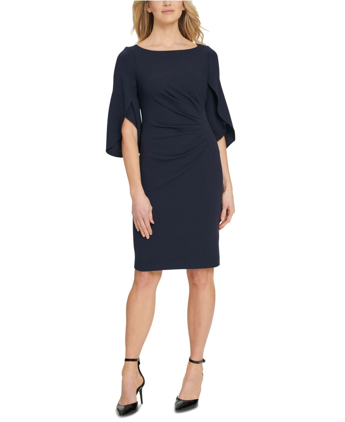 dkny tulip sleeve dress