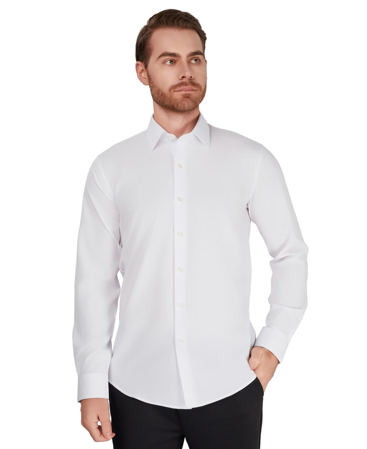 green emerald velvet dress Alfani Mens Slim fit Dress Shirt Large 16-16.5 34-35 White Geometric –  Bristol Apparel Co main image 1