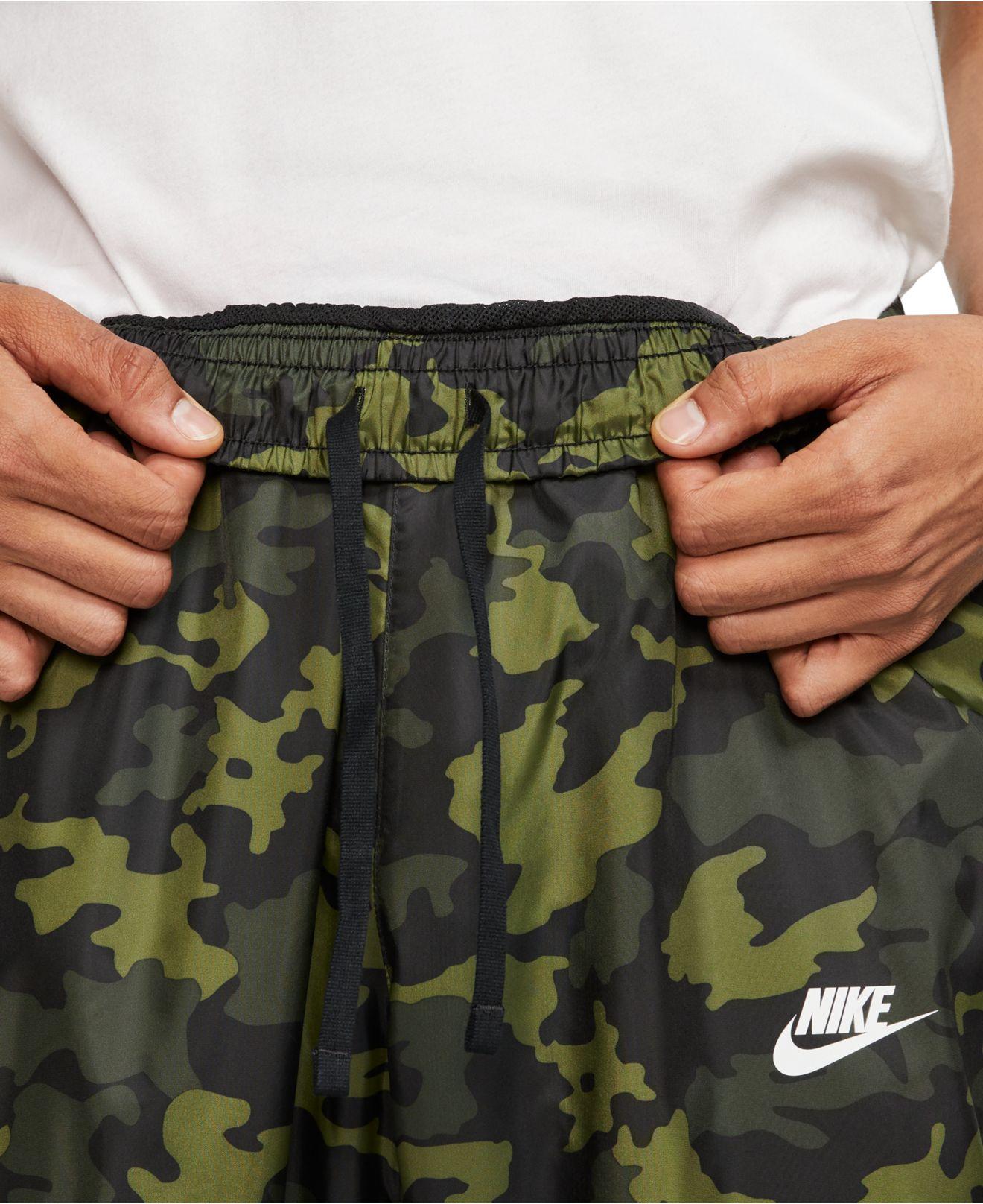 rekken Wreed Pessimistisch Nike Camo Woven Track Pants in Green for Men | Lyst