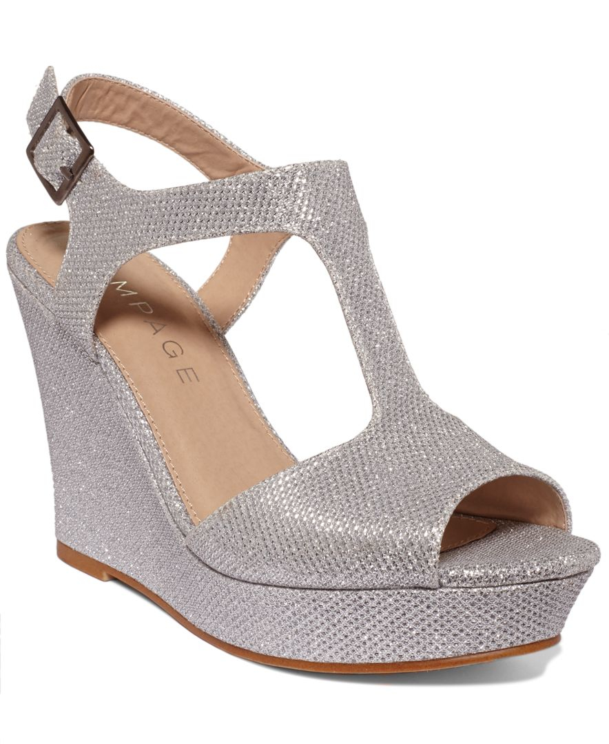 rampage silver wedges