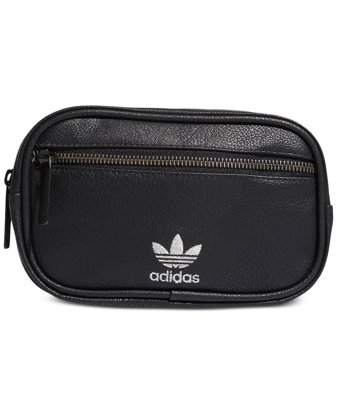 adidas originals pebbled faux leather fanny pack
