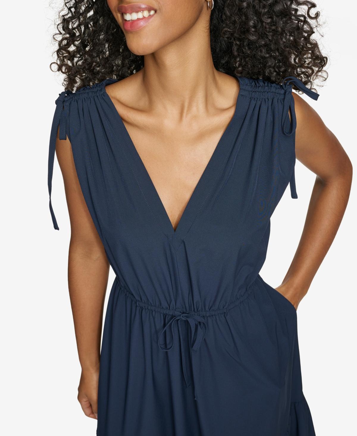 knee length dresses for ladies Dress Casual Midi By Calvin Klein In Multi-colored, Size: S