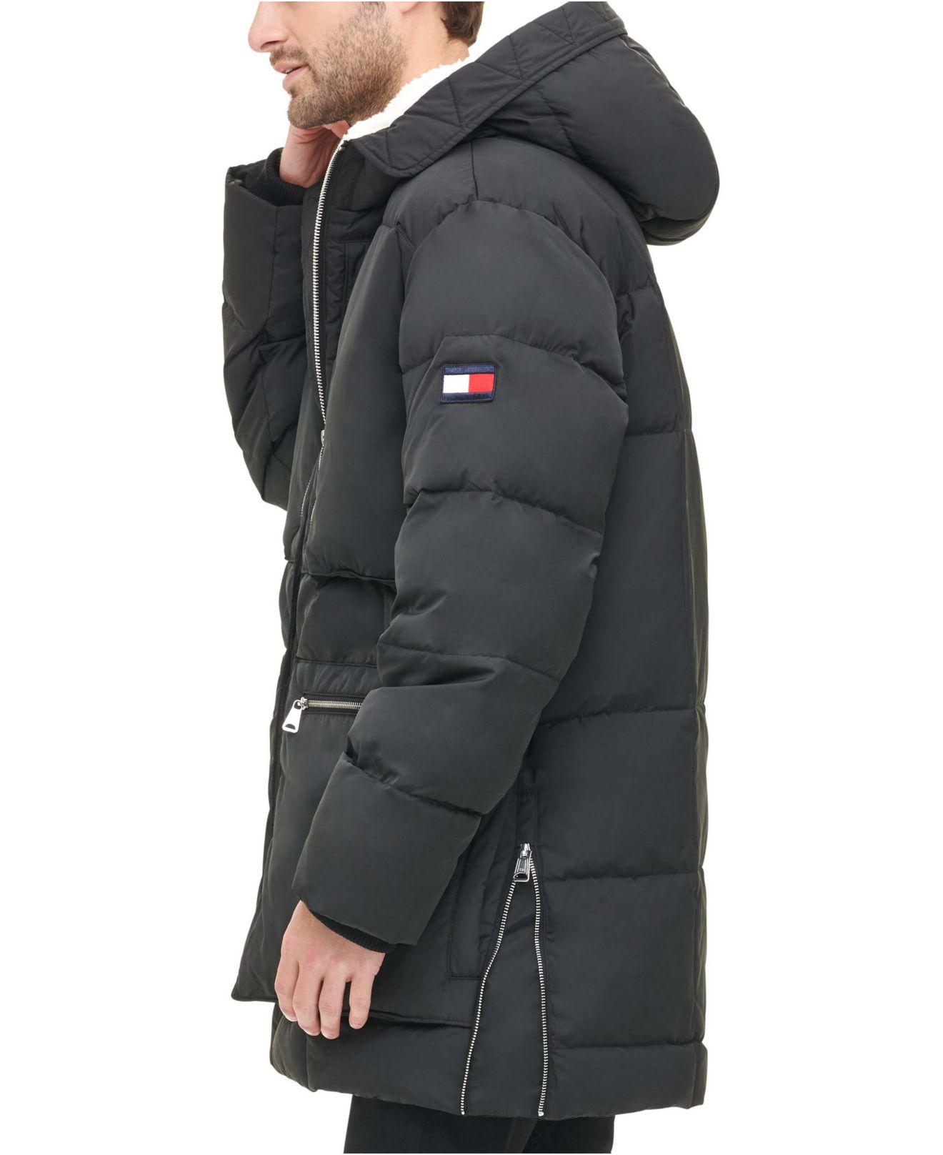 tommy jeans lined hooded parka jacket