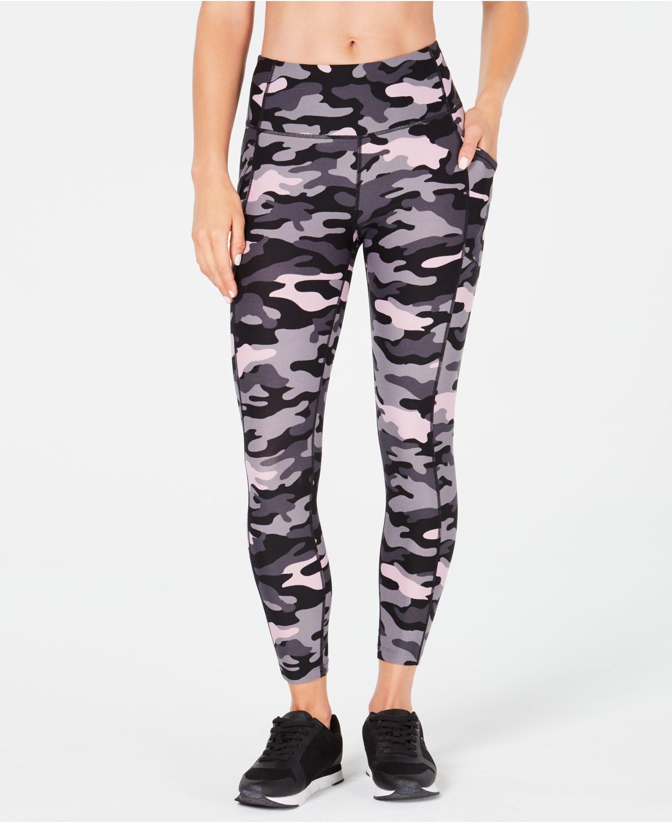 Calvin Klein Performance Wordsearch Print High Waist Tights, Pants &  Capris, Clothing & Accessories