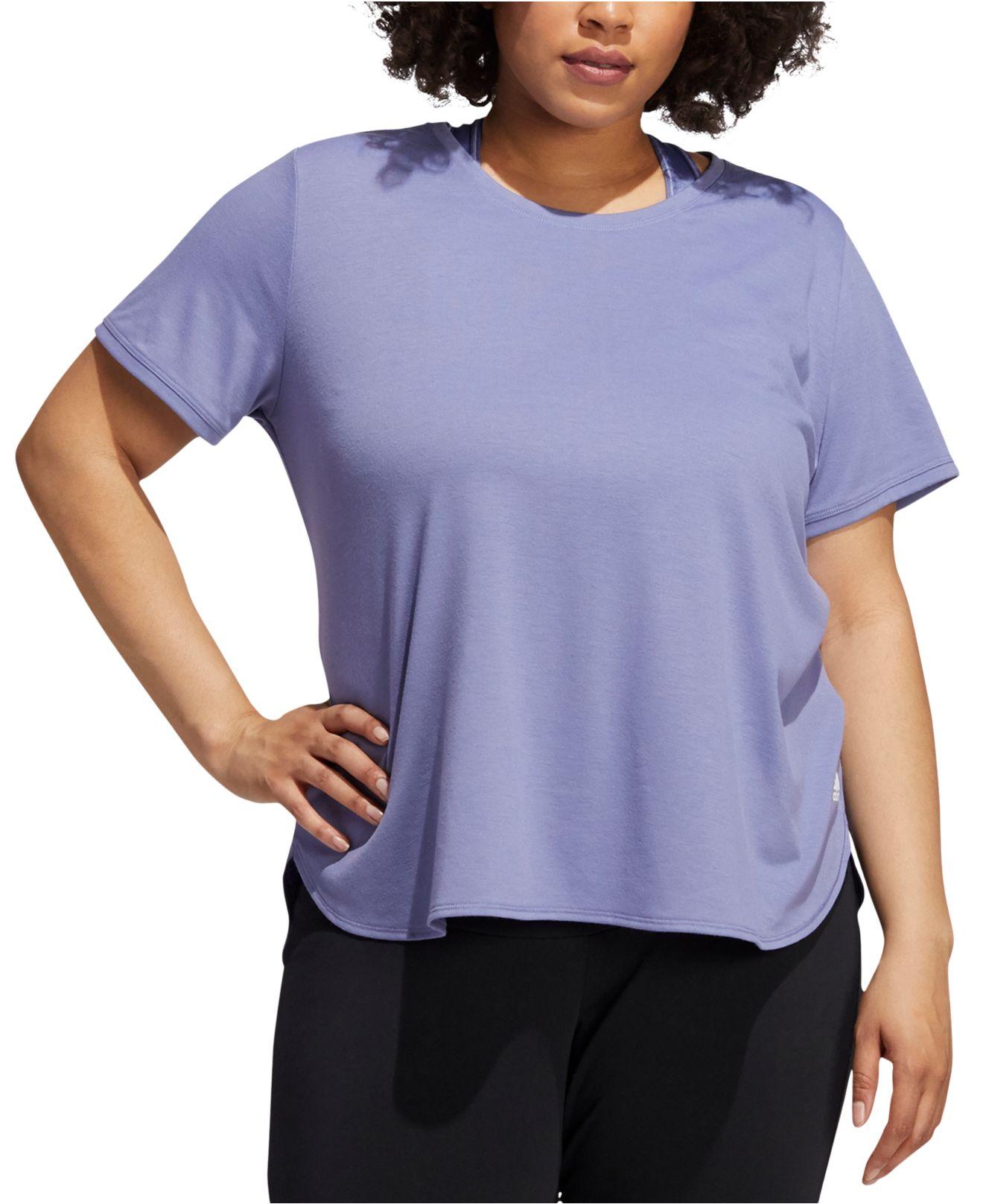 adidas plus size shirts & tops