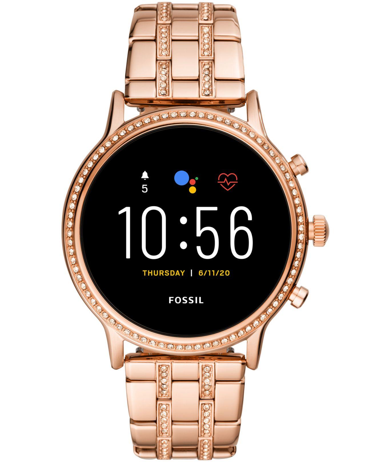 fossil rose gold smartwatch gen 5