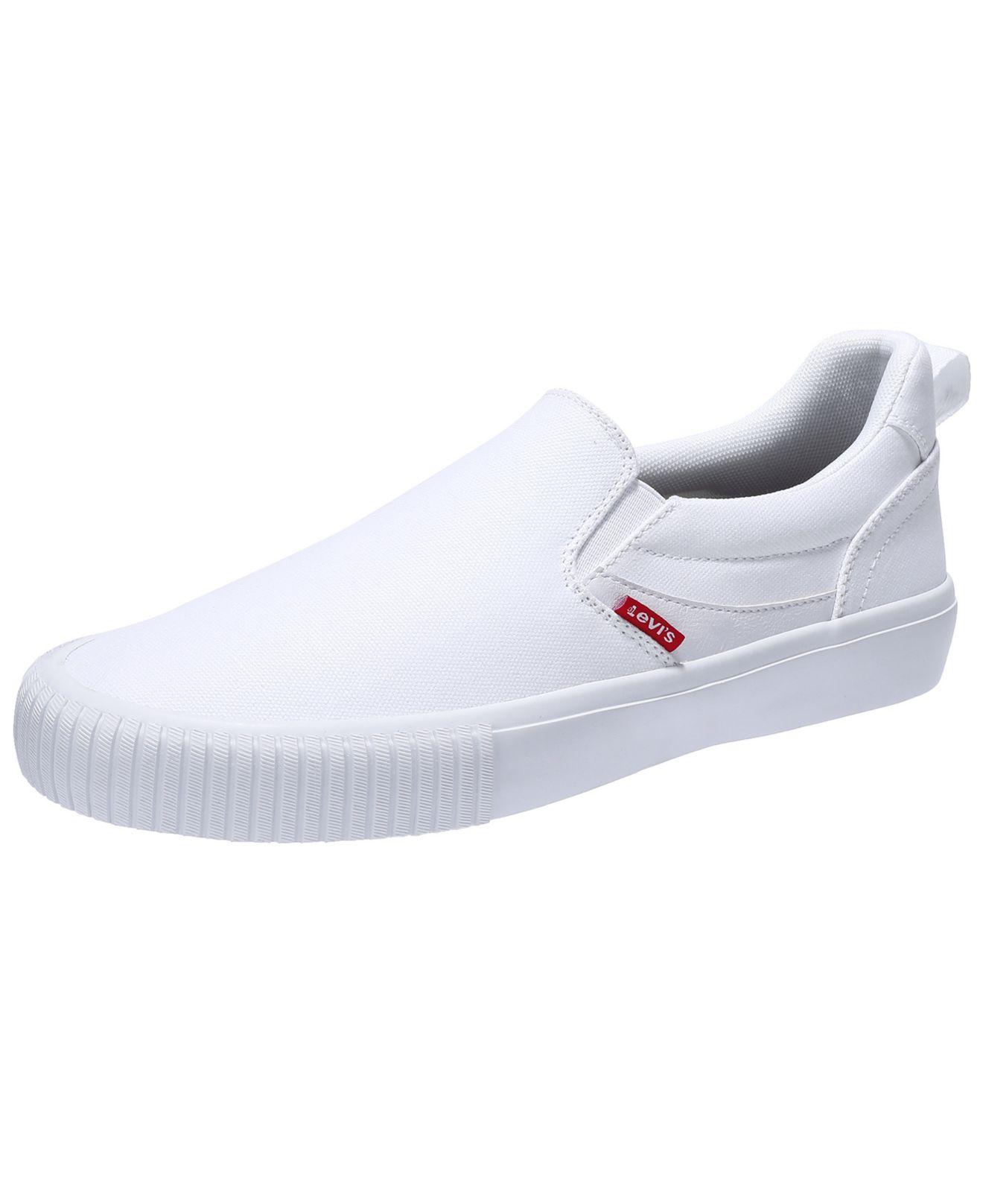 Levi s Lance Slip on Sneakers in White for Men Lyst