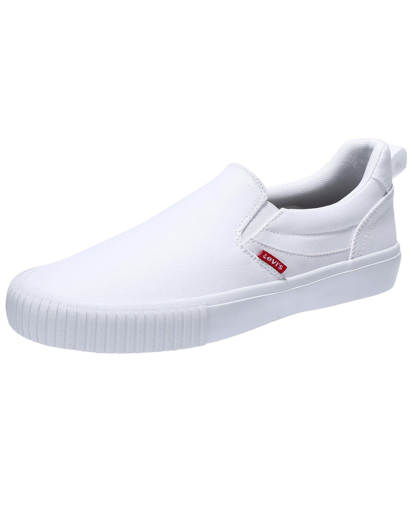 Levi's Lance Slip-on Sneakers in White for Men | Lyst