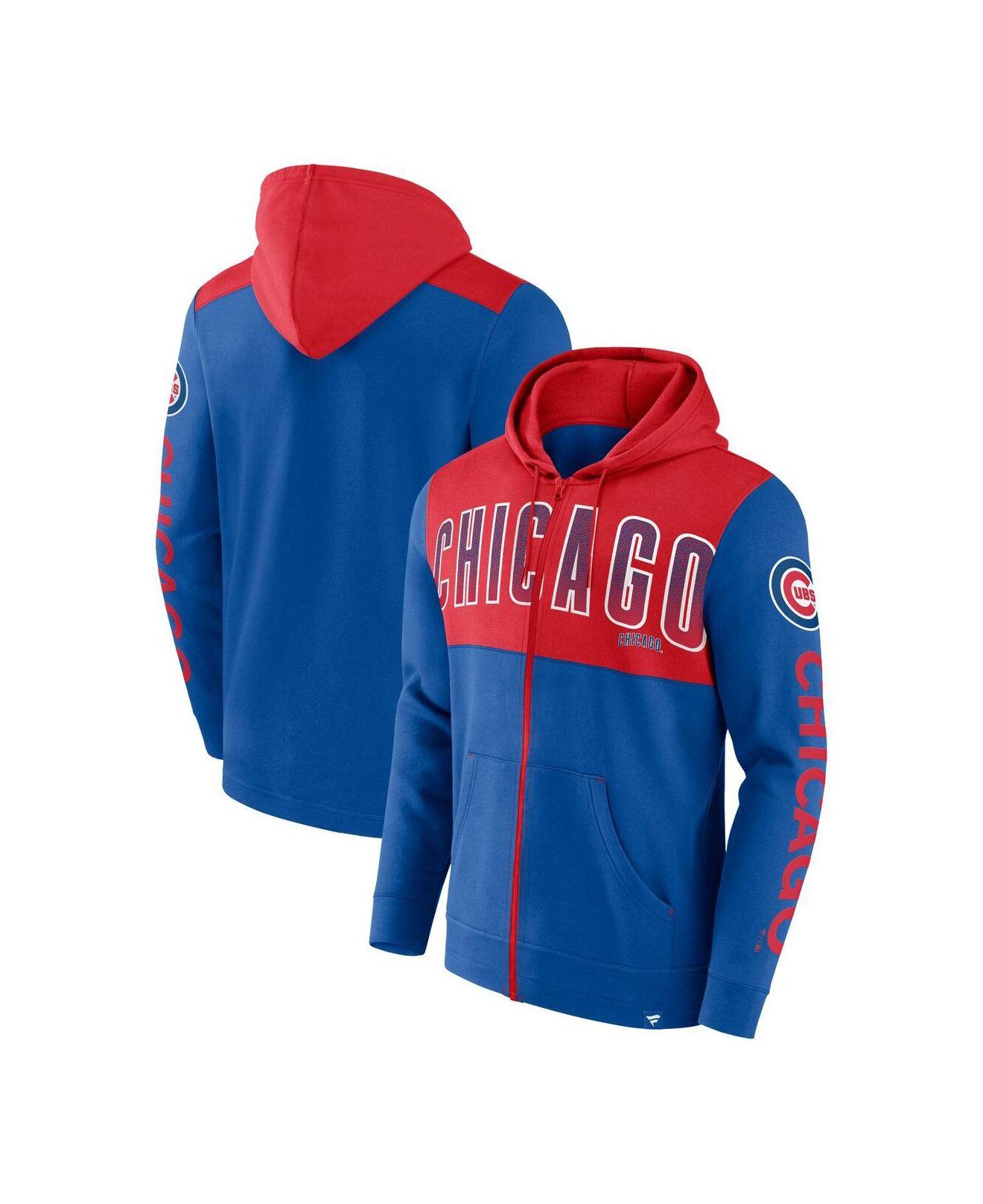 Profile Men's Royal/Red Chicago Cubs Big & Tall Pullover Sweatshirt