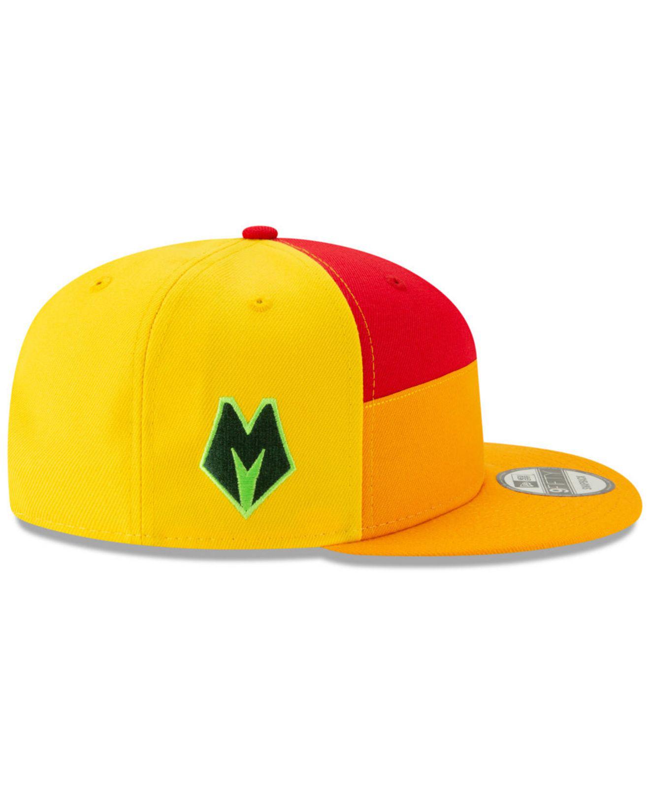 Milwaukee bucks yellow hat Outlet