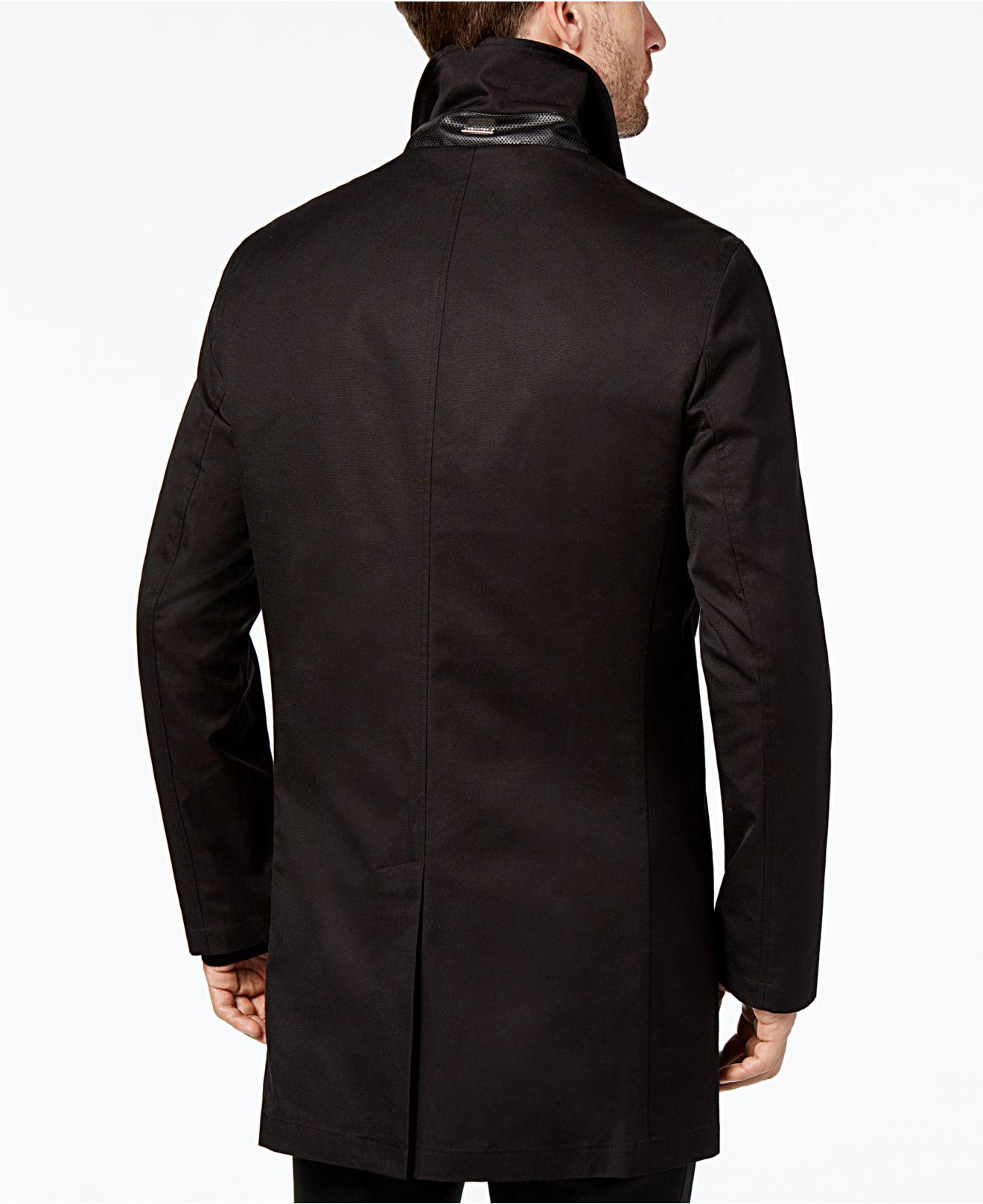 Daniel Hechter Synthetic Men's Essential Trench Coat in Black for Men ...