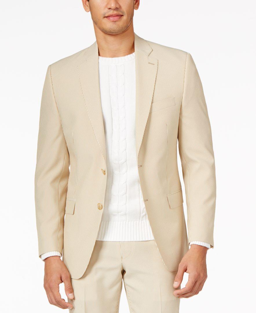 Lyst Lauren By Ralph Lauren Lauren By Ralph Lauren Tan Seersucker