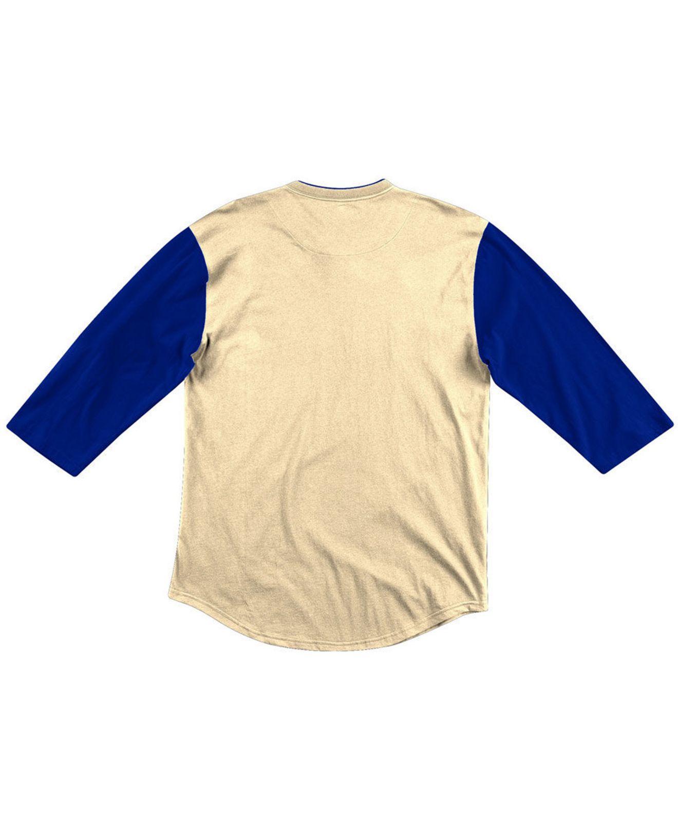 Los Angeles Dodgers Stitches Home Run Long Sleeve Henley T-Shirt