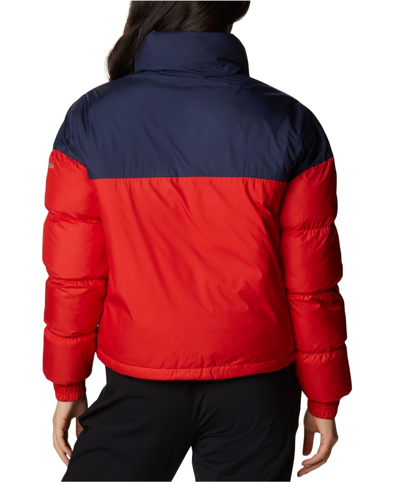columbia red coat