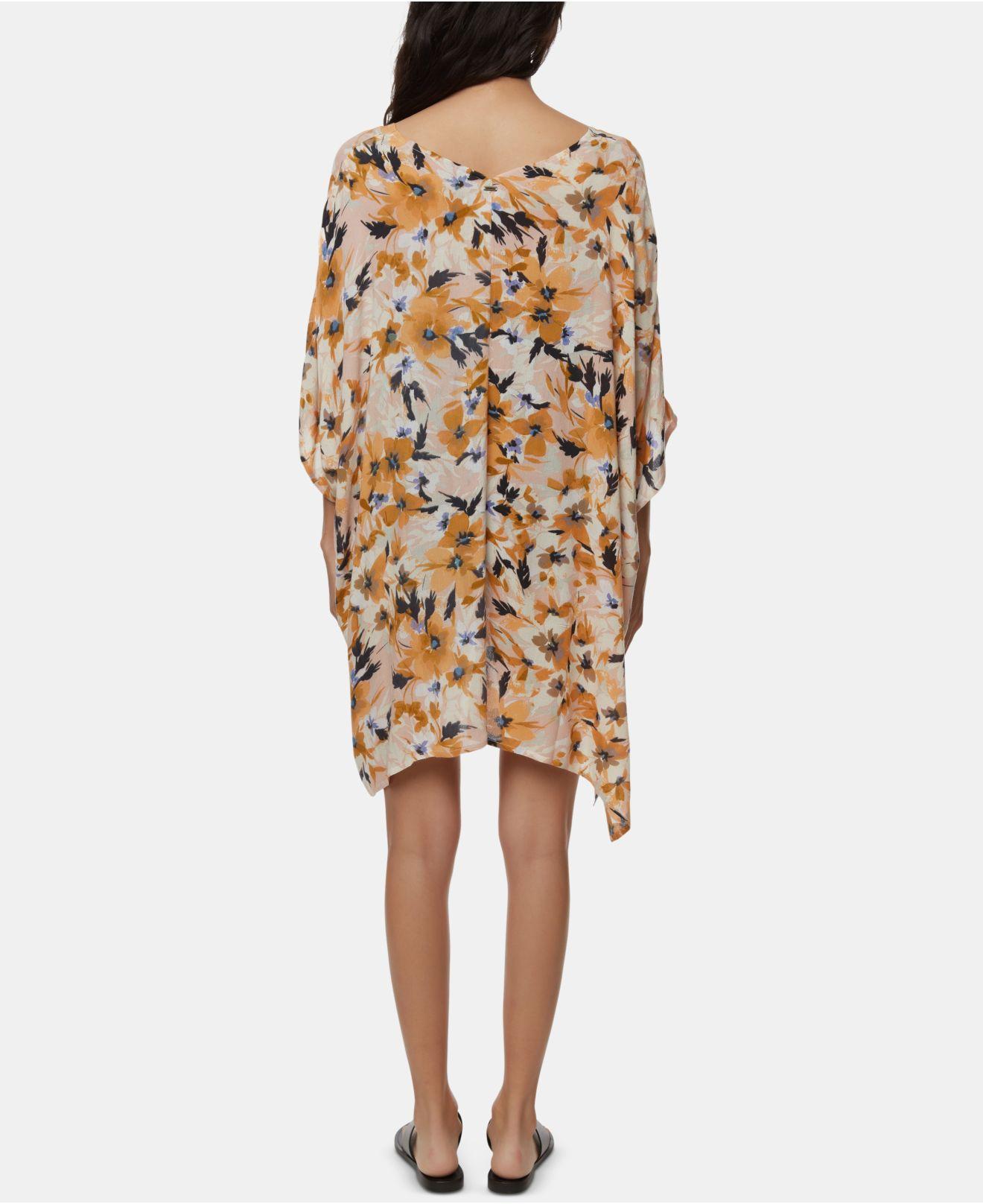 ONEILL Juniors Kimmy Printed Woven Sleeved Dress