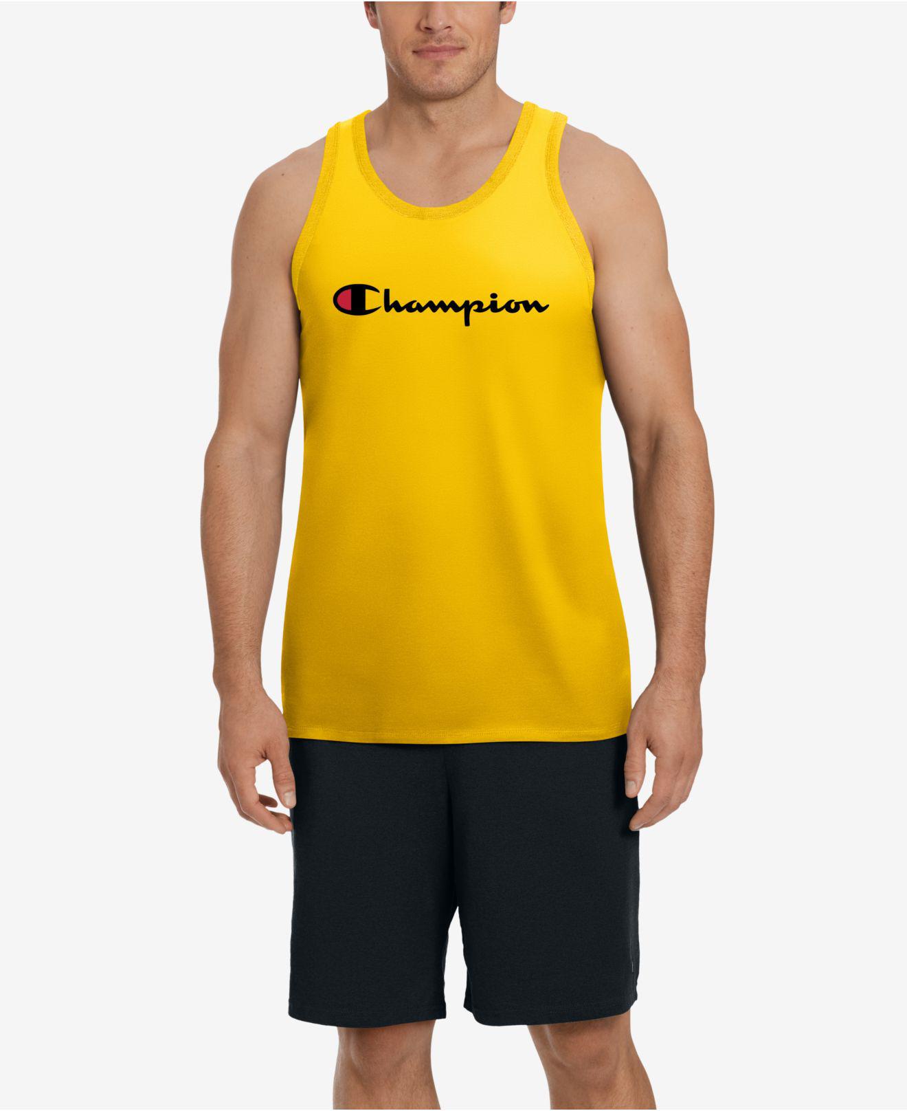 yellow champion top