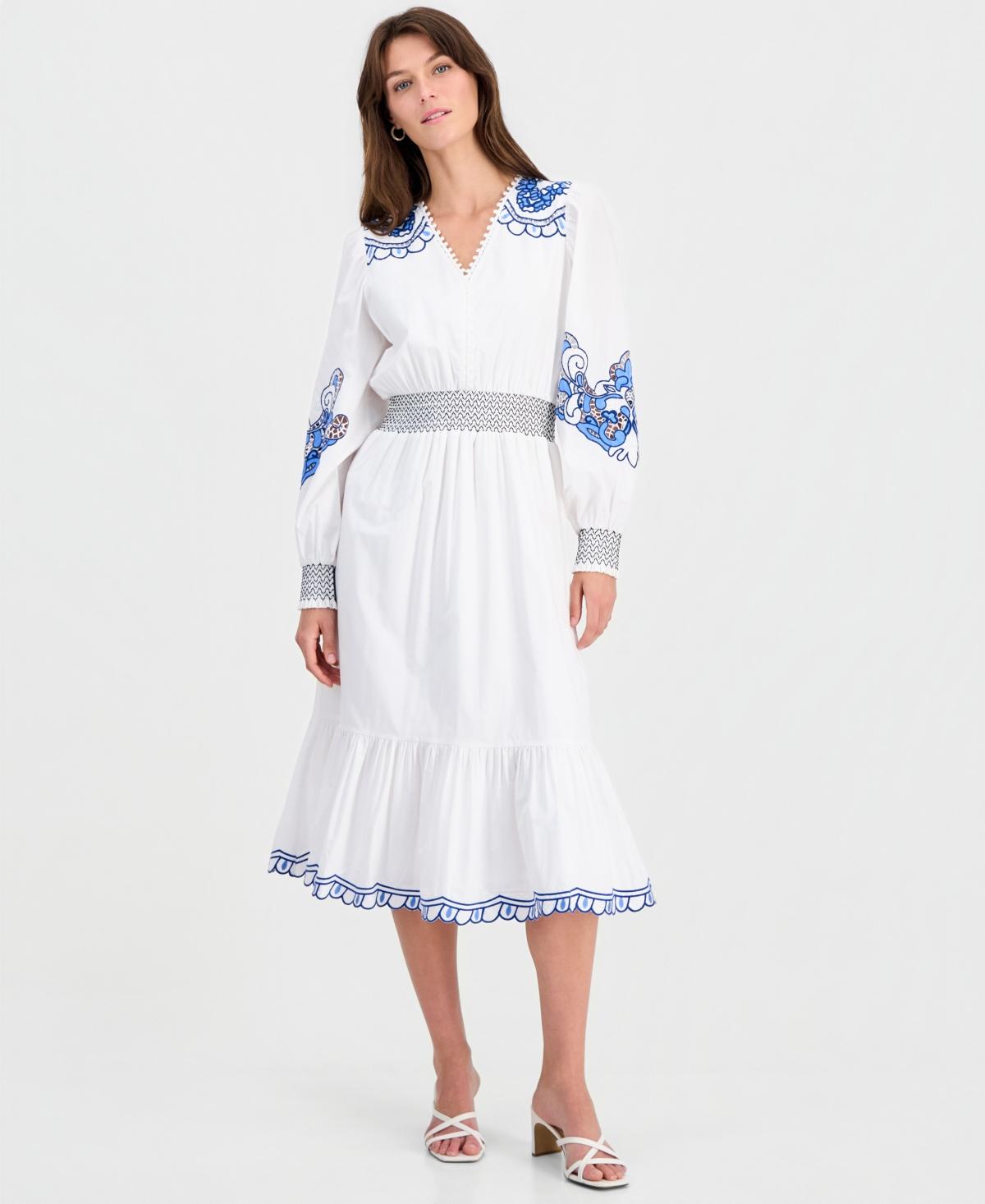 tahari embroidered dress Tahari Asl Women's Sleeveless Embroidered Short Mermaid Dress
