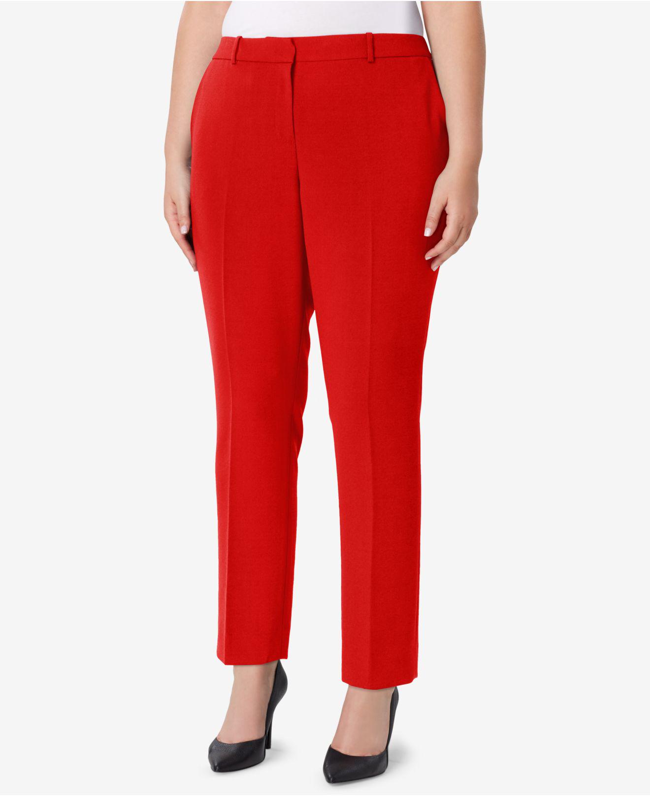 Tahari Synthetic Plus Size Star-collar 