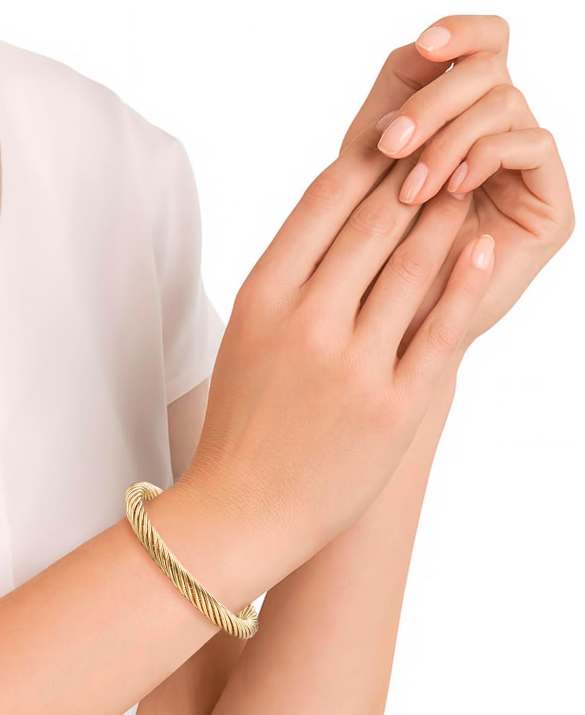 Macy s Cuff Bangle Bracelet in Metallic Lyst