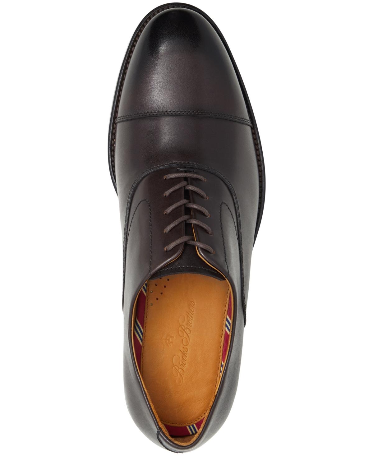 Brooks Brothers Carnegie Lace Up Oxfords in Black for Men Lyst
