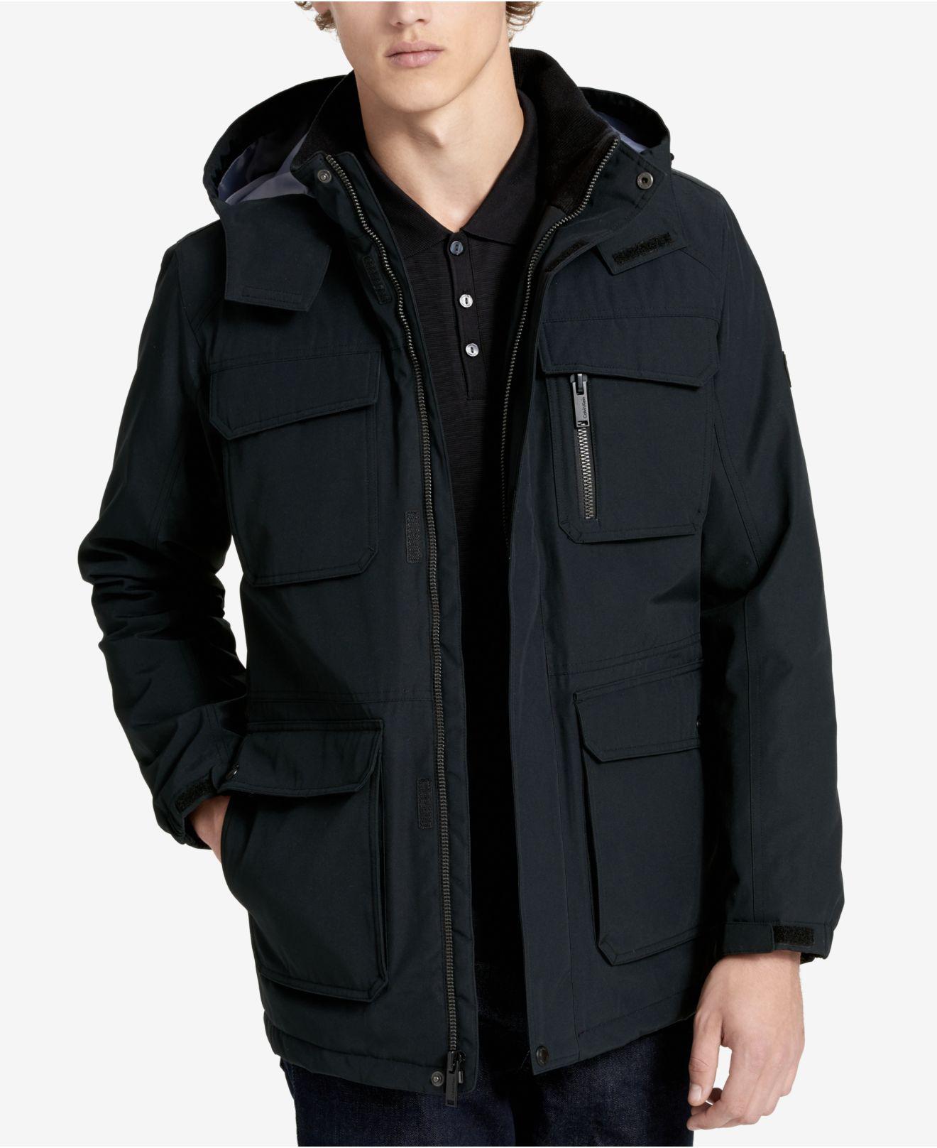 CALVIN KLEIN 205W39NYC Synthetic Men's Four-pocket Hooded Jacket in ...
