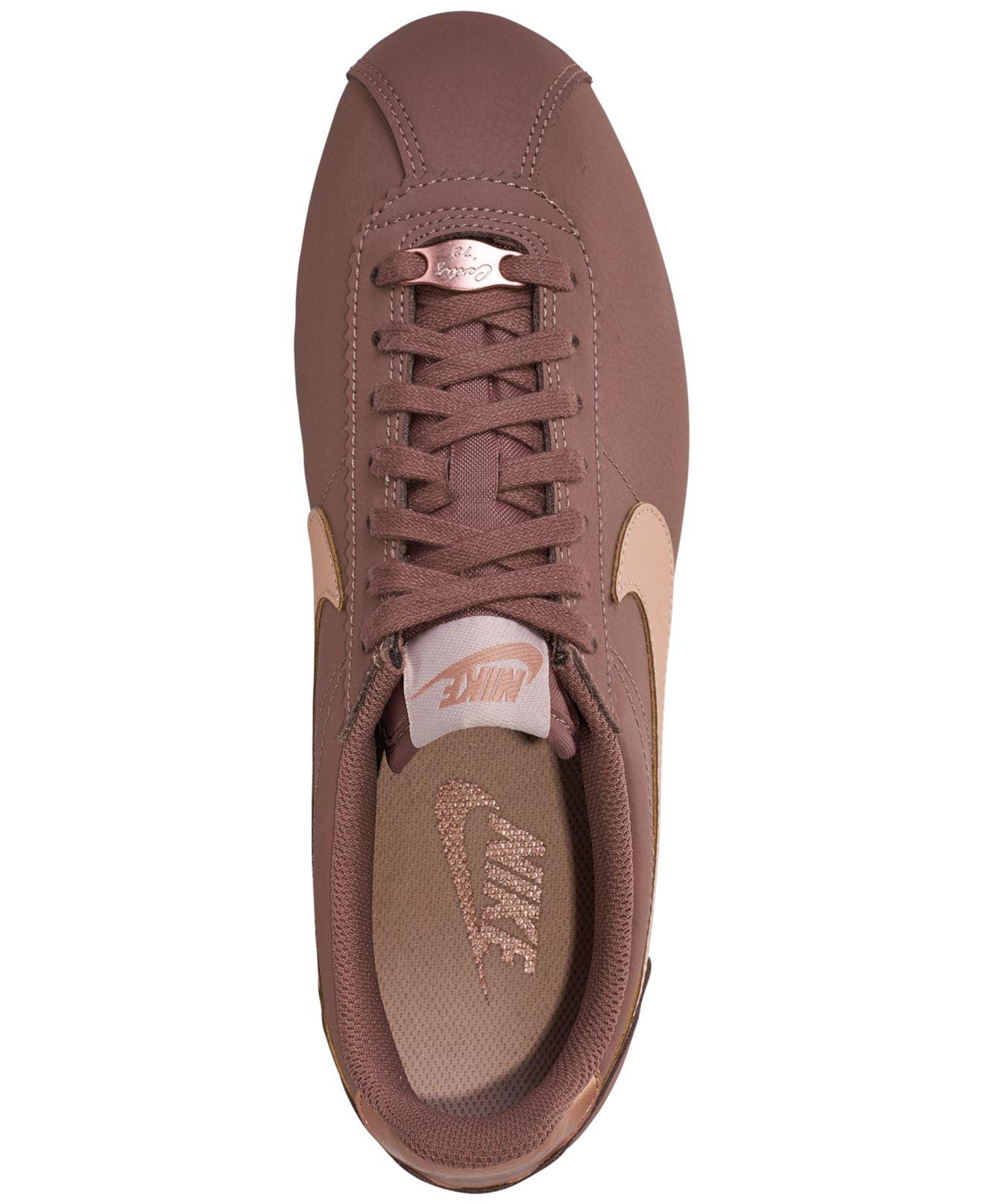 nike cortez mauve