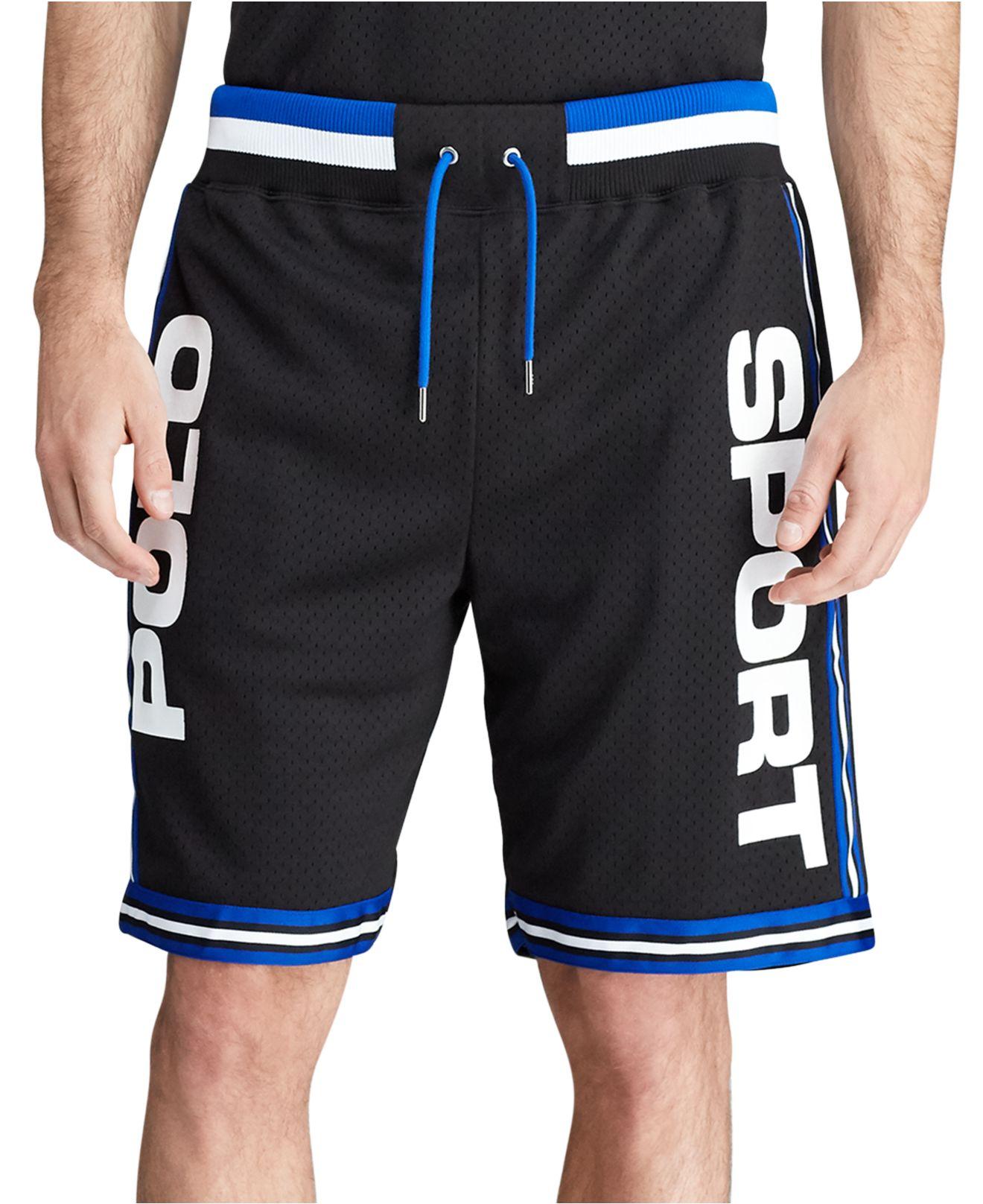 Polo Ralph Lauren Performance Mesh Polo Sport Athletic Shorts in Black for  Men | Lyst