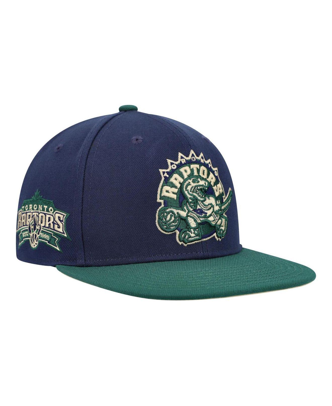 Men's Mitchell & Ness Purple/Hunter Green Milwaukee Bucks Hardwood Classics 40th Anniversary Team Side Fitted Hat