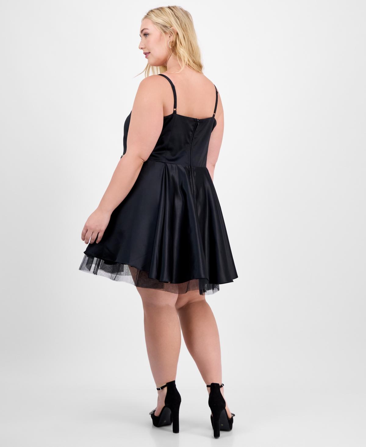 city studio black dress Frostline Mini Dress Black main image 1