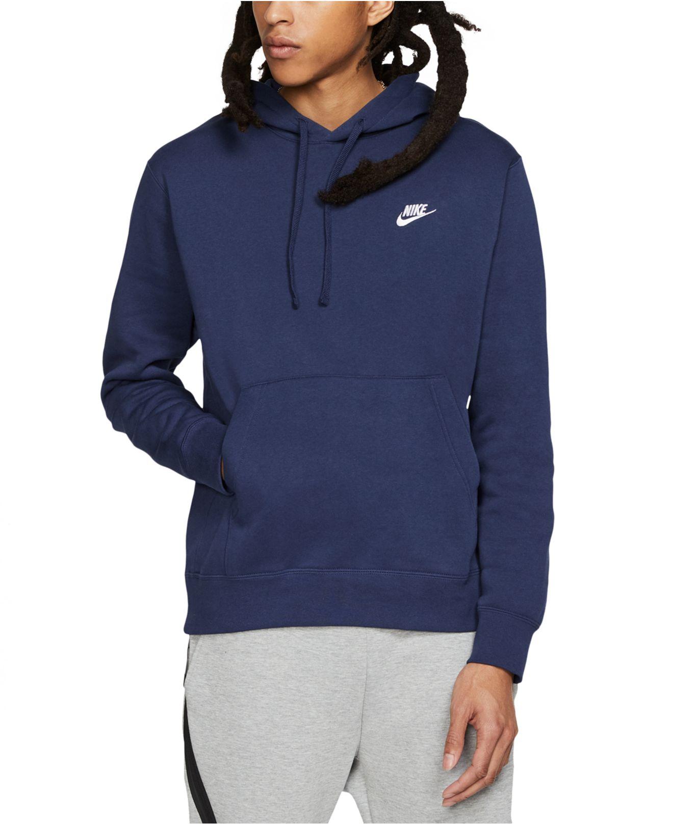 nike pullover hoodie navy