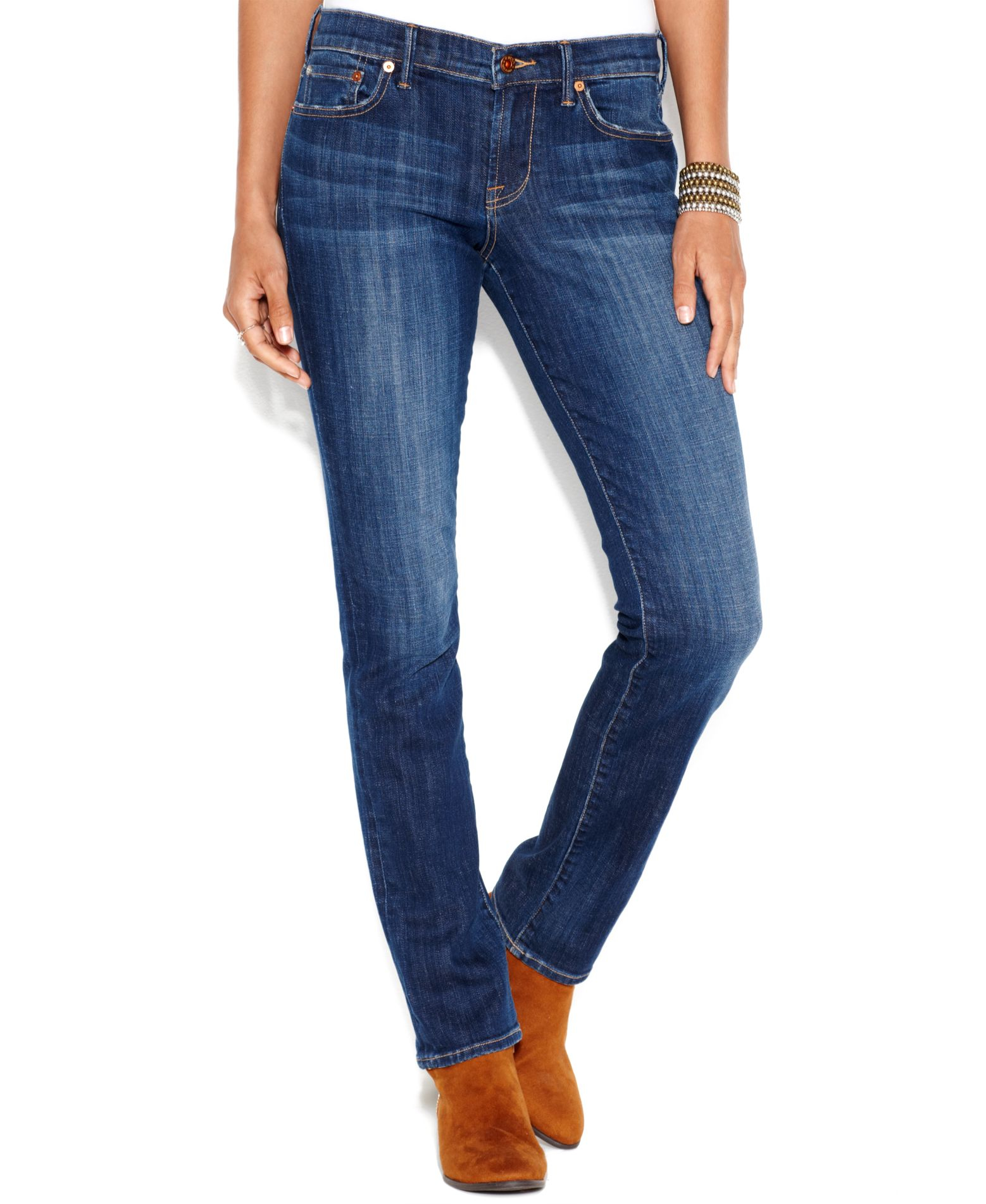 Lucky brand Sweet 'n Straight Straight-leg Jeans in Blue | Lyst