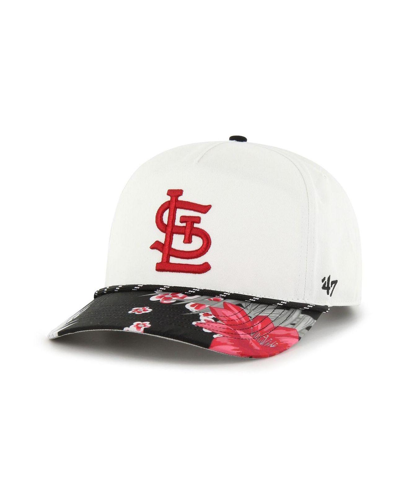 Men's '47 White St. Louis Blues Downburst Hitch Snapback Hat in 2023