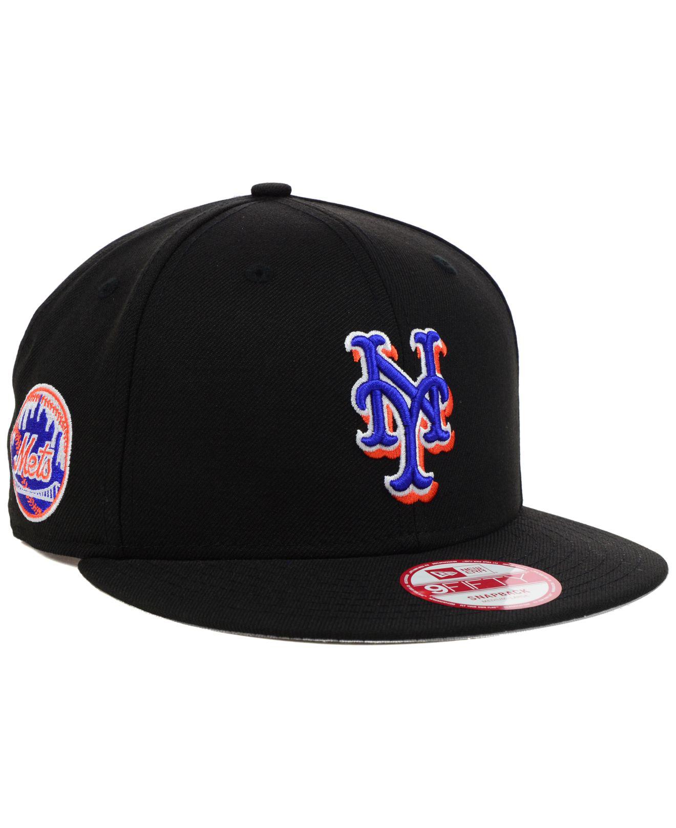 KTZ New York Mets Mlb 2 Tone Link 9fifty Snapback Cap in Black for Men |  Lyst