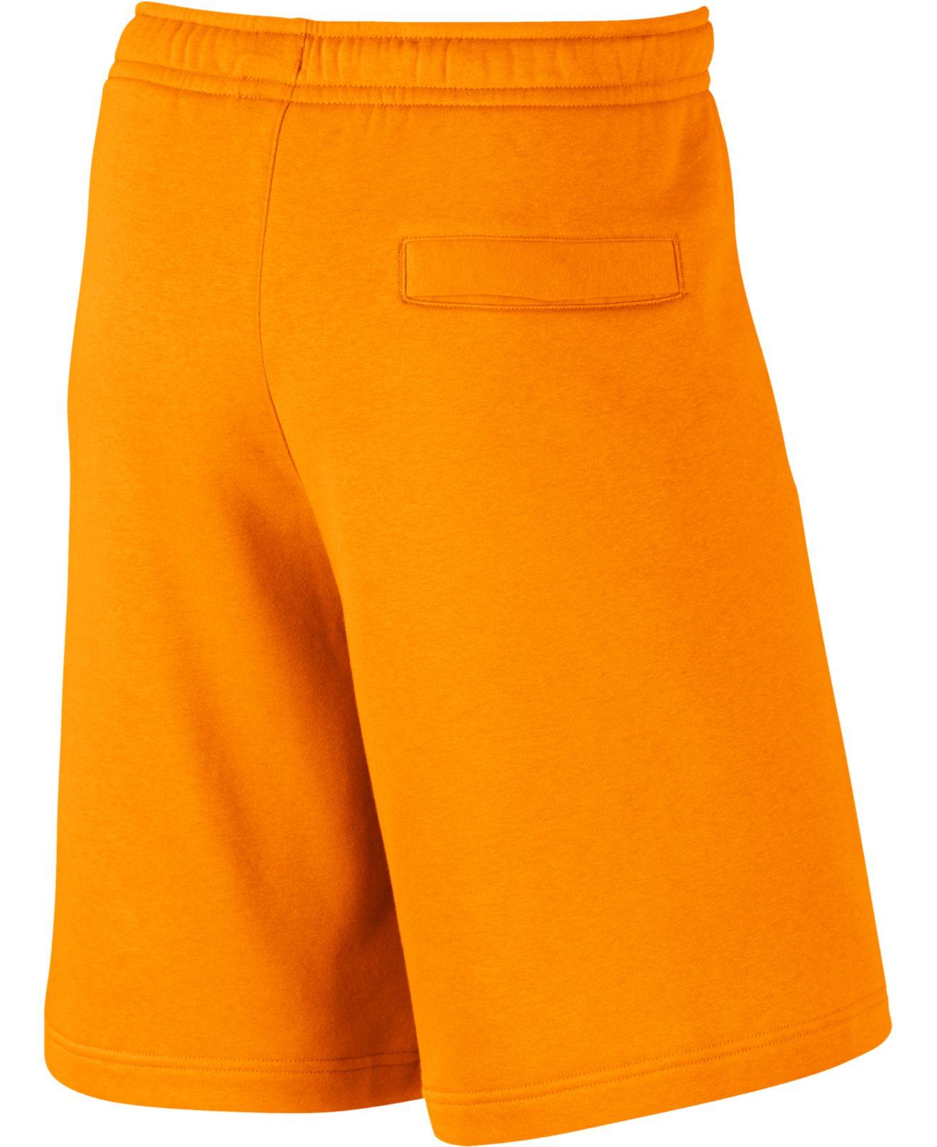 Nike Club Fleece Sweat Shorts in Orange for Men - Lyst