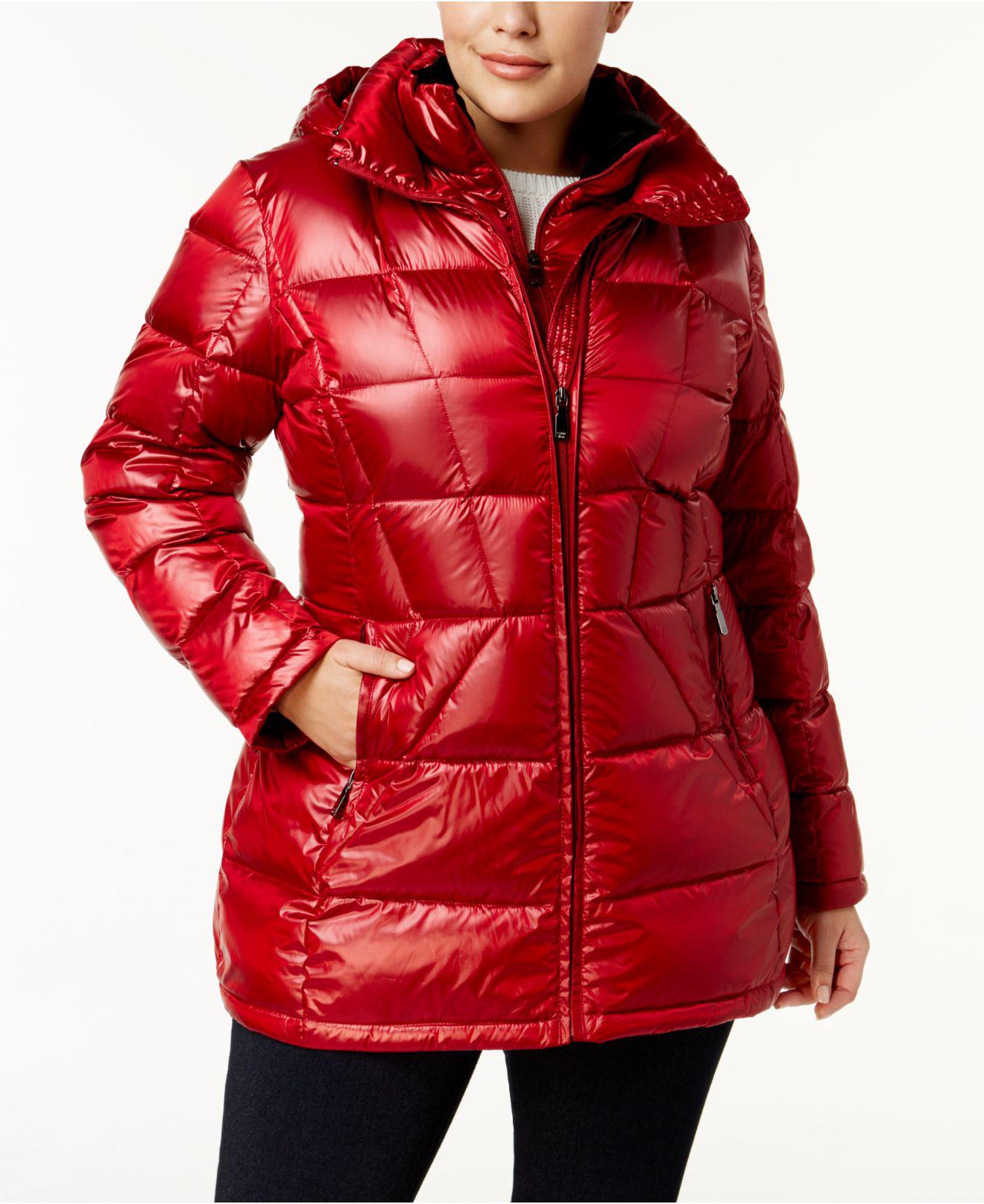 Calvin klein plus size packable down jacket Clearance