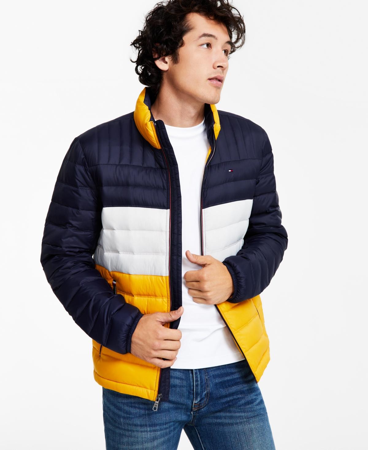 Tommy Hilfiger Packable Quilted Puffer Jacket in Blue for Men | Lyst